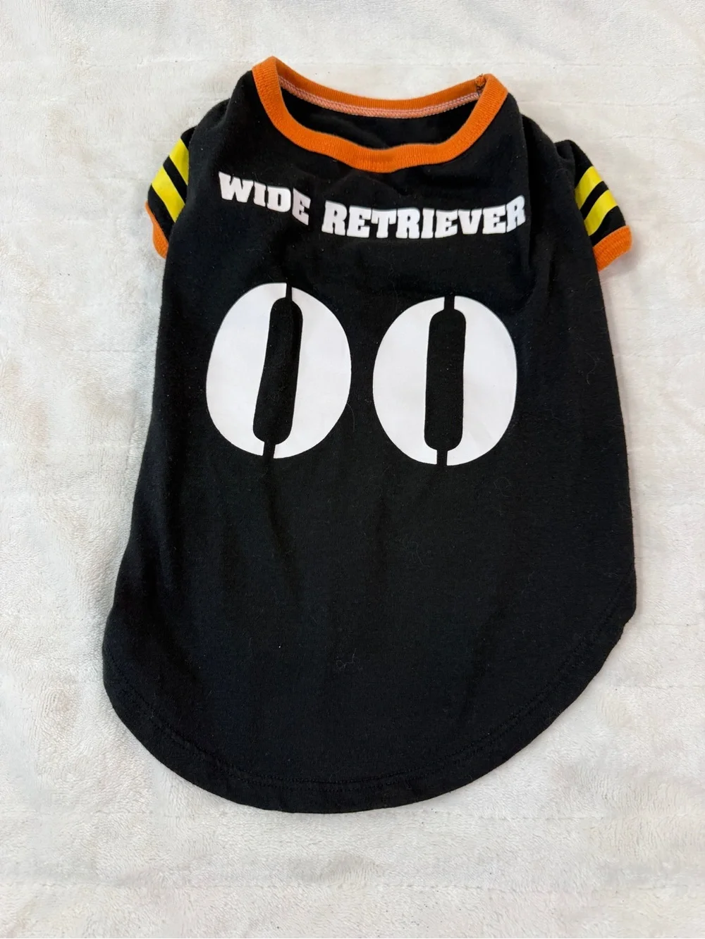 3 used (machine washed) Dog outfits size lg & med Nascar #48, Cowboys, Retreiver